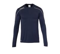 uhlsport Stream 22 Maglia a Maniche Lunghe da Uomo, Uomo, Maglietta, 100347812, Navy/Bianco, L