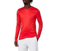 uhlsport Stream 22 Maglia a Maniche Lunghe da Uomo, Uomo, Maglietta, 100347821, Rosso/Nero, L