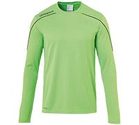 uhlsport Stream 22-Maglia a Maniche Lunghe, Maglietta Unisex-Bambini, Fluo Grün/Schwarz, 116