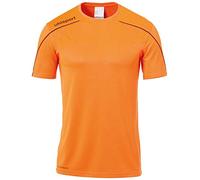 uhlsport Stream 22, Maglia Unisex-Bambini e Ragazzi, Fluo Arancio/Nero, 152