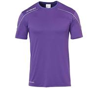 uhlsport Stream 22, Maglia Unisex-Bambini e Ragazzi, Viola/Bianco, 116