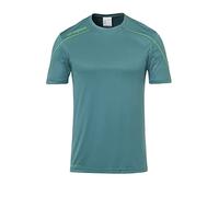 uhlsport Stream 22 - Maglietta a Maniche Corte da Bambino, Bambini, Maglietta, 100347713, Fir Grün/Fluo Grün, 116