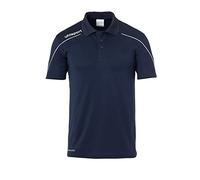 uhlsport Stream 22 - Polo da Uomo, Uomo, T-Shirt, 100220412, Navy/Bianco, XL