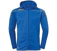 uhlsport Stream 22 Track Hood Giacca, Unisex-Bambini e Ragazzi, Azzurro/Giallo Lime, 164