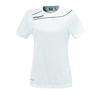 uhlsport Stream 3.0 - Maglia KA, Donna, Stream 3.0 Trikot KA, Bianco/Nero, L