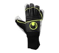 uhlsport Supergrip+ Flex Frame Carbon guanti da portiere da calcio per uomo e ragazzo - massima stabilizzazione delle dita, corpo del guanto in neoprene e supergrip