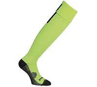 Uhlsport Team Performance Calze di Squadre, Senza Genere, 100343907_41-44, Verde Fluo/Nero, 41-44