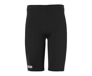Uhlsport Tight - Sottopantaloncini da calcio ragazzo, nero (nero), XXS
