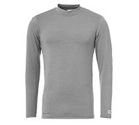 uhlsport Uomo Distinction Colors Base Layer Training Top, Uomo, Distinction Colors Baselayer, Grigio Scuro mélange, XS