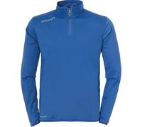 uhlsport Uomo Essential 1/4 Zip Top, Uomo, Essential 1/4 Zip Top, Azzurro/Bianco, M