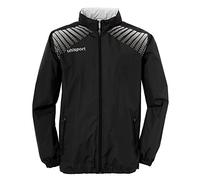 uhlsport Uomo Goal Pioggia Giacca, Uomo, Goal Regenjacke, Schwarz/Weiß, XXL