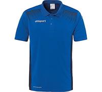 uhlsport Uomo Goal Polo Shirt, Uomo, Goal Polo Shirt, Azurblau/Marine, 140