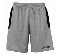 uhlsport Uomo Goal Shorts, Uomo, 100333505, Dark Grey Melange/Schwarz, 116