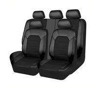 UHMMHBGR Coprisedili Auto per Fiat Panda 2000-2013 2014 2015 2016 2017 2018 2019 2020 2021 2022 2023 2024, 9 Pezzi Set Copri-Sedile Anteriori Posteriori Tutte Stagioni Accessori Auto,Black