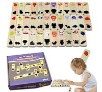 Uhngw Blocca il gioco di abbinamento, giocattoli di smistamento del colore,Giocattolo di apprendimento educativo educativo per l'apprendimento 'ombra | Game puzzle del teaser cerebrale, blocco di