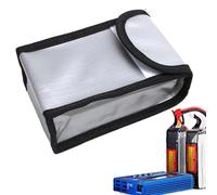 Uhngw Borsa per batteria ignifuga, contenitore batteria ignifuga - Protettore per la protezione della protezione della batteria,Borsa di ricarica portatile resistente all'usura, protettiva per il