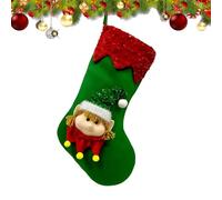 Uhngw Calze per Il Natale | Borsa A Forma di Calza Carina per Dolcetti,Decorazioni Natalizie - per La Famiglia, I Bambini, La Casa, Il, La Festa, Le Caramelle, I Biglietti