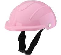 Uhngw Casco di sicurezza per cani, casco da moto per animali domestici, cappello regolabile per gattini di taglia media e piccola, per camminare, escursionismo, campeggio, viaggi, attività all'aperto