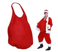 Uhngw Costume da Babbo Natale, imbottito, comodo, per adulti, donne, uomini, eventi a tema, commedia, Natale, Halloween, foto gravidanza