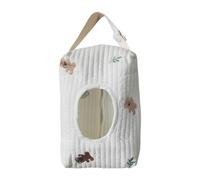 Uhngw Dispenser di salviette per bambini, contenitore per salviette ricaricabili, portatile, leggero, riutilizzabile, grazioso organizer per campeggio, passeggiate, casa, borsa per pannolini
