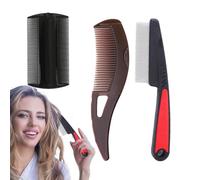 Uhngw Exfoliante del cuoio capelluto, pettine a denti fine - COMBATTO CULLOP ERGOMICO PORTATIVO | Prodotto sanitario, strumenti di massaggio manuale per i giovani, anziani