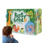 Uhngw Giocattoli Occupati per Bambini Piccoli,Gioco Educativo con Tavola da Gioco Silenziosa - Libro Occupato Piccoli,per i Bambini e Le Bambine la Culla Il Soggiorno la Camera da Il Viaggio e