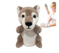 Uhngw Giocattoli per peluche per burattino, giocattolo per animali da peluche a mano, Giocattoli animali imbottiti, Divertente bambole educative lavabili per la narrazione del gioco di ruolo e la