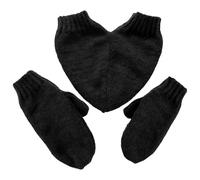 Uhngw Guanti per il Freddo Invernale - Mittens Lavorati A Maglia Per La Coppia Che Si Tiene Per Mano Con Riscaldamento - Guanti Invernali a Forma di Cuore per Donne - per Natale, per Cosplay, per