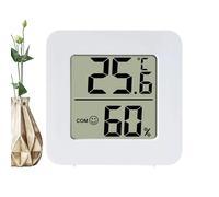 Uhngw Igrometro digitale | misuratore di umidità igrometro digitale con indicatore di espressione | Sensore di umidità per misuratore di temperatura interna portatile per appartamenti, stanza dei