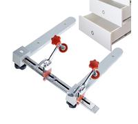 Uhngw Jig Per Maniglie Cassetti - Attrezzo Regolabile per Maniglie di Porte di Armadi,Posizionatore di Precisione per Guide in Acciaio Inossidabile con Clip a Levetta e Braccio Magnetico per Foratura