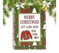 Uhngw Libro di Christmas Card Regalo | Album di Christmas Card | Album per Biglietti di Auguri | per Ragazze Amiche Famiglia Giovani Adulti Figlio