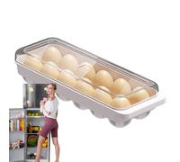 Uhngw Portauova Per Frigorifero,12 Scomparti Impilabile Contenitore Trasparente | Dispenser per Uova con Coperchio,per Cucina Casa Frigorifero Pianificazione Pasti Cucina Quotidiana