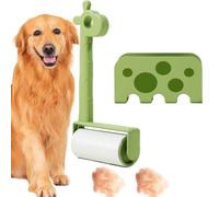 Uhngw Roller di lanugine per animali domestici, rulli per lanugine per capelli extra appiccicosi | Rulli per capelli per animali domestici | Design giraffe portatile per la spazzola per rasoio