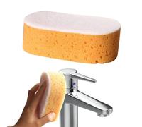 Uhngw Spugna lavapiatti a d'ape per la pulizia della casa, grande materiale per la pulizia della casa, blocco spugna da cucina per auto, camion, moto