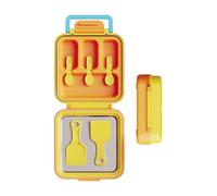 Uhngw Stampo Per Ghiaccioli, 2 In 1 Stampo per Rotoli di Crema Liofilizzati, Accessorio Multifunzionale Compatto per Cucina - Attività Genitori-Figli e Riunioni Familiari