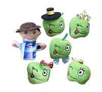 Uhngw Teatro Delle Dita Per Bambini - Marionette Da Dita Frutta Contadina 6 Pezzi | Gioco Interattivo Per Sviluppo Con Pupazzi Per Storie Della Buonanotte