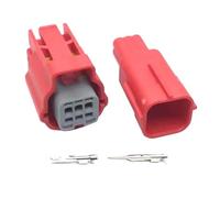 UHNYTRV 1 / Rosso 6 Pin Maschio o Femmina Spina diagnostica OBD/auto Presa universale automatica Connettore automobilistico MWTPB-06-1A-R Coperchio/protezione(Male female)