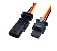 UHNYTRV DJ7023WA-1.2 / / retromarcia Spina Impermeabile 2p3p4p5p6p7p8p Berlina Iniettore/Carburante Presa Sensore/Cablaggio del Connettore Lunghezza del Cavo 15 Centimetri(3p Strip Line,5sets)