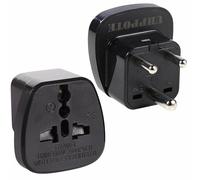 UHPPOTE Adattatore di presa di viaggio di tipo D a terra per l'India Africa Nepal Pakistan (Pacchetto di 2)