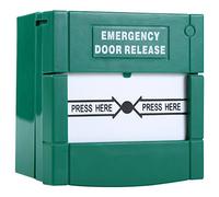 Uhppote, pulsante di sblocco di emergenza, in caso di incendio, resettabile, con vetro frangibile, per uscita di emergenza