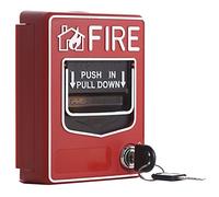 UHPPOTE Punto di chiamata manuale doppio convenzionale di azione della stazione di allarme antincendio di emergenza cablata 9-28VDC