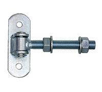 UHRIG® Cerniera per cancello, regolabile, lunga, M12, M16, M18, M20, Cerniera per porta ad angolo zincata (Cerniera per cancello M16#750-16), UHRIG®
