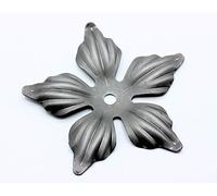 UHRIG Rosetta decorativa Ø 140 mm, in ferro battuto, ad esempio per saldare su recinzioni, ringhiere, finestre e molto altro ancora.