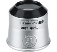 Uhrmacherlupe Tech-Line Vergrößerung 6x Linsen-D.22,8