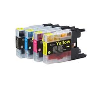 UHSTJW Cartuccia d'inchiostro compatibile con LC1240 LC1280 compatibile con stampante MFC J6510DW J6710 J6910DW J6710DW J430W J5910DW J625DW(1SET)