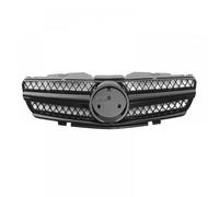 UHSTJW Front Racing Center Grill Facelift ABS Bumper Grille Compatible with 2002 2003 2004 2005 SL-Class R230 SL500 SL55