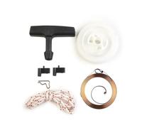 UHSTJW Kit di Fune con nottolino per Impugnatura di avviamento a Strappo con Molle a puleggia Compatibile con 034 036 044 046 Set di Attrezzi da Giardino per Motosega