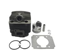 UHSTJW Set pistone Cilindro da 34 mm Compatibile con Attrezzi da Giardino TL26 CG260 1E34F(Cylinder Piston Set)