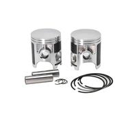 UHSTJW Set pistone Std Standard da 64 mm Compatibile con Moto da Corsa Cafe Racer RD350 1973 1974 1975