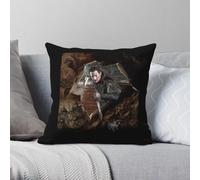 Uhtred - Federa per cuscino con scritta "The Last In Kingdom", in poliestere, lino, velluto, con cerniera, decorazione creativa